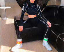 Load image into Gallery viewer, KL Alien Biker Tracksuit Set FancySticated
