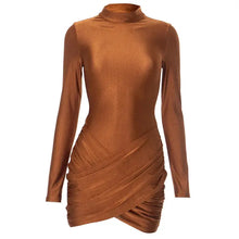 Load image into Gallery viewer, Kathy Ruched Mini Dress FancySticated
