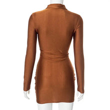 Load image into Gallery viewer, Kathy Ruched Mini Dress FancySticated
