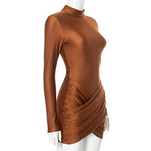 Load image into Gallery viewer, Kathy Ruched Mini Dress FancySticated

