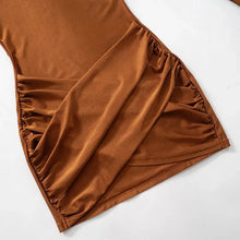 Load image into Gallery viewer, Kathy Ruched Mini Dress FancySticated

