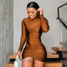 Load image into Gallery viewer, Kathy Ruched Mini Dress FancySticated
