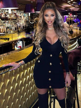 Load image into Gallery viewer, Kayla Bandage Mini Dress FancySticated
