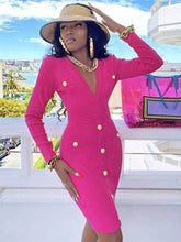 Load image into Gallery viewer, Kayla Bandage Mini Dress FancySticated
