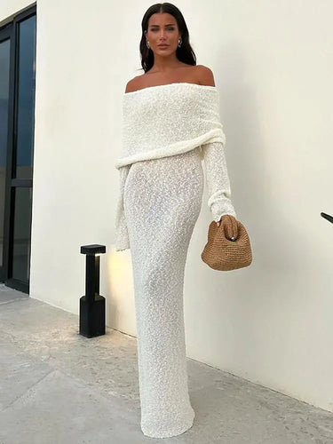 Keep It Knit Maxi Dress FancySticated