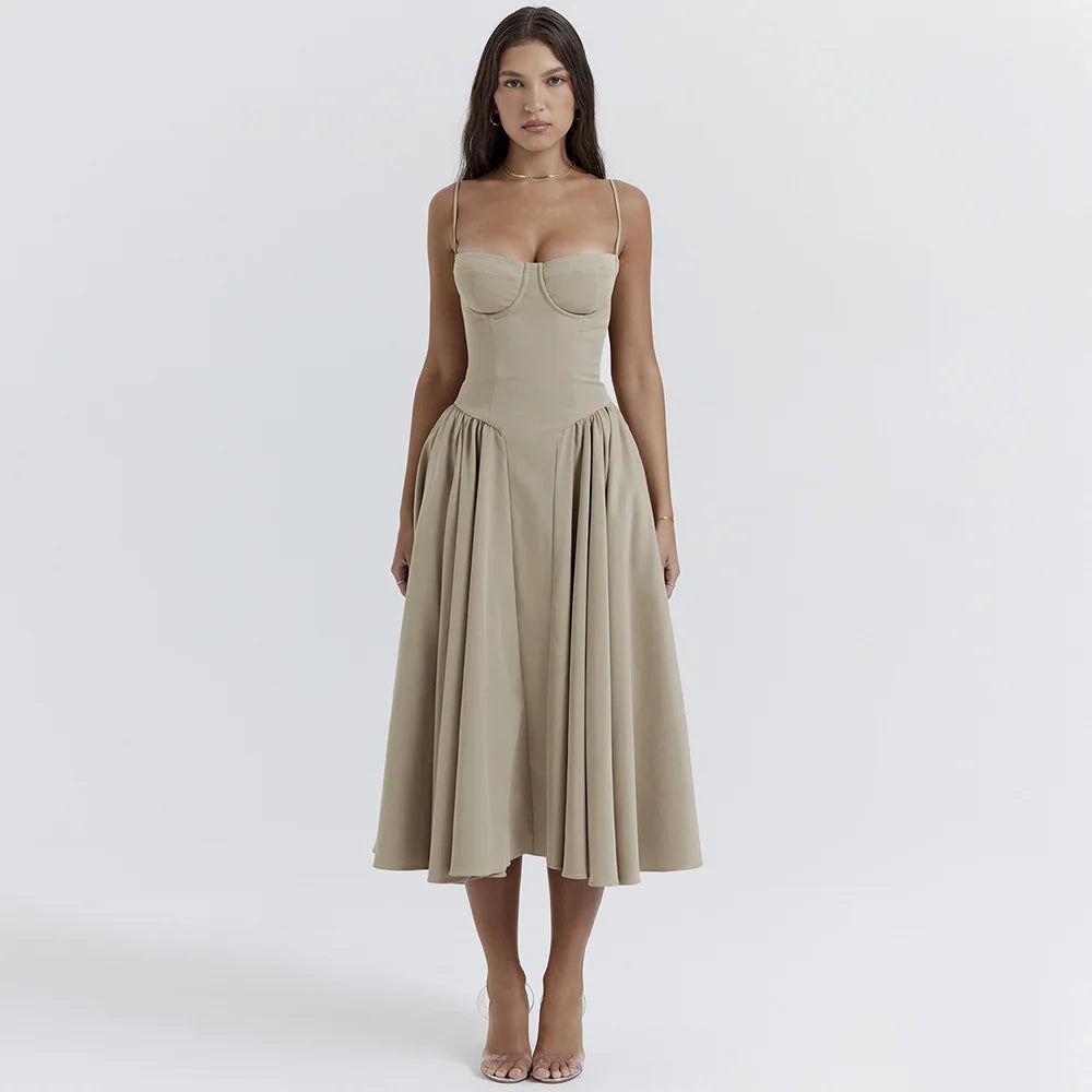 Kellie Flare Midi Dress FancySticated