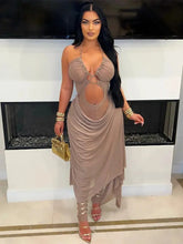 Load image into Gallery viewer, Kelsie Mesh Jumpsuit FancySticated
