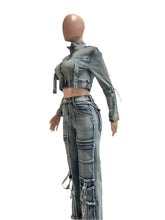 Load image into Gallery viewer, Kyle Denim Pants Set FancySticated
