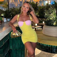 Load image into Gallery viewer, Launa Bodycon Bandage Dress FancySticated

