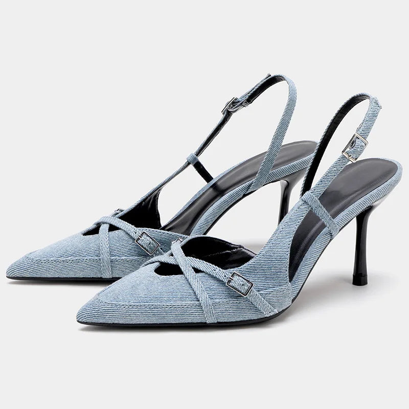 Lexica Pointed Toe Heels FancySticated