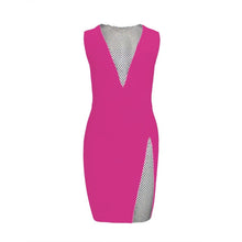 Load image into Gallery viewer, Lexie Mesh Diamond Bandage Dress FancySticated
