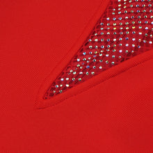 Load image into Gallery viewer, Lexie Mesh Diamond Bandage Dress FancySticated

