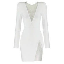 Load image into Gallery viewer, Lexie Mesh Diamond Bandage Dress FancySticated
