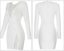 Load image into Gallery viewer, Lexie Mesh Diamond Bandage Dress FancySticated
