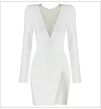 Load image into Gallery viewer, Lexie Mesh Diamond Bandage Dress FancySticated
