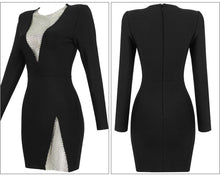 Load image into Gallery viewer, Lexie Mesh Diamond Bandage Dress FancySticated
