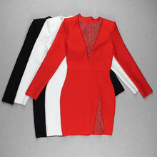 Load image into Gallery viewer, Lexie Mesh Diamond Bandage Dress FancySticated
