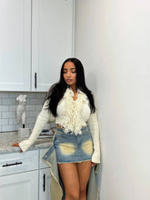 Load image into Gallery viewer, Lia Knit Cardigan Crop Sweater Coat FancySticated
