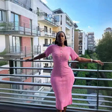 Load image into Gallery viewer, Lissa Knit Midi Dress FancySticated
