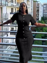 Load image into Gallery viewer, Lissa Knit Midi Dress FancySticated
