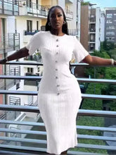 Load image into Gallery viewer, Lissa Knit Midi Dress FancySticated
