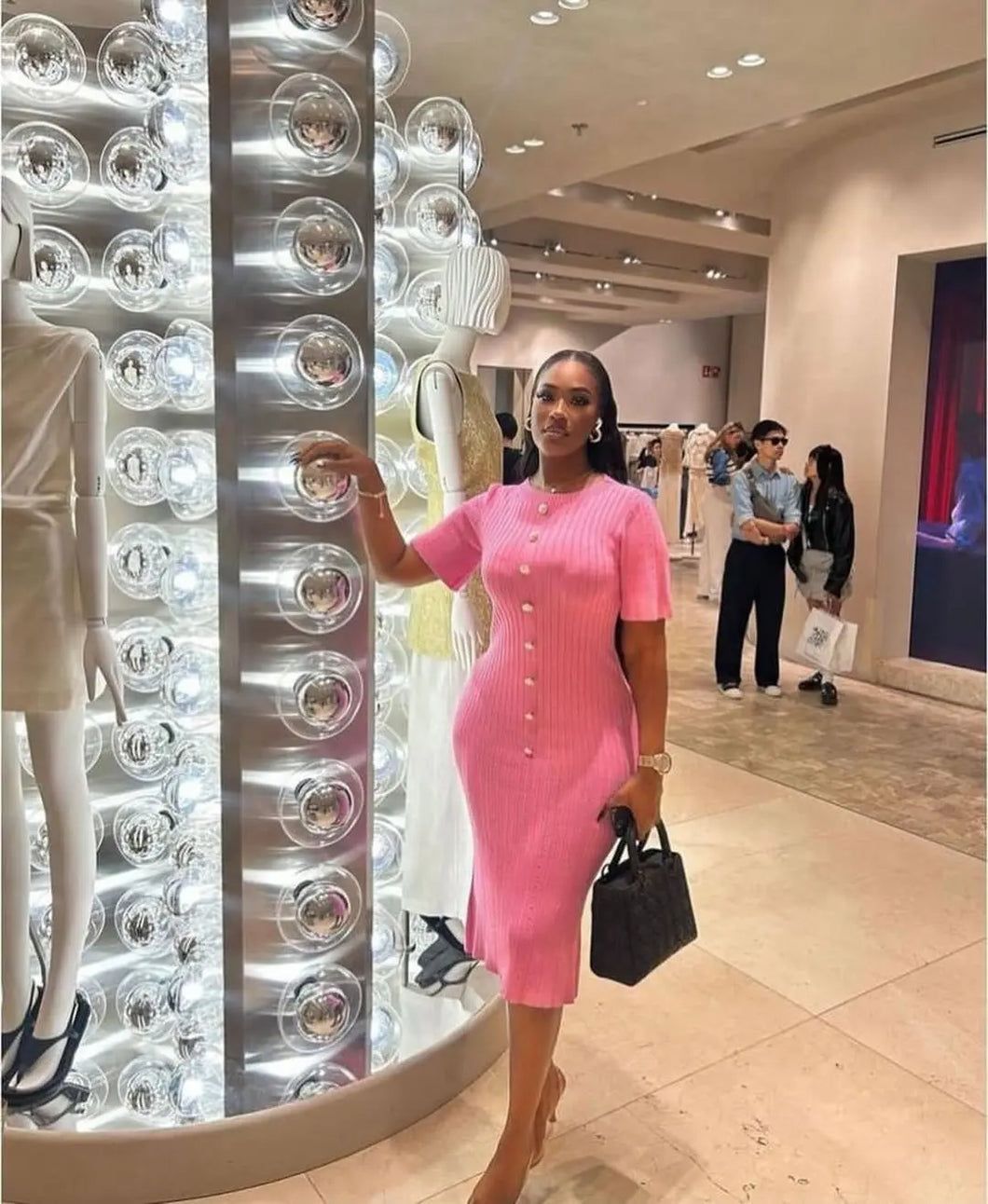Lissa Knit Midi Dress FancySticated