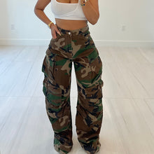 Load image into Gallery viewer, Lola Camouflage Cargo Jeans FancySticated
