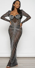 Load image into Gallery viewer, Luxury Cocktail Mesh Dress FancySticated
