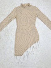 Load image into Gallery viewer, Luxury Mesh Tassel Mini Dress FancySticated
