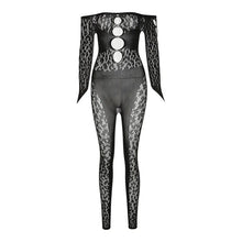 Load image into Gallery viewer, Lydia Mesh Sheer Jumpsuit FancySticated
