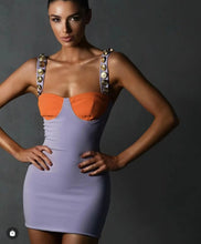 Load image into Gallery viewer, Maddie Bodycon Bandage Mini Dress FancySticated
