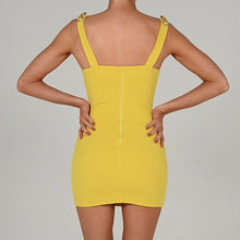 Load image into Gallery viewer, Maddie Bodycon Bandage Mini Dress FancySticated
