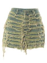 Load image into Gallery viewer, Mania Denim Mini Skirt FancySticated
