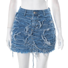 Load image into Gallery viewer, Mania Denim Mini Skirt FancySticated

