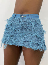 Load image into Gallery viewer, Mania Denim Mini Skirt FancySticated
