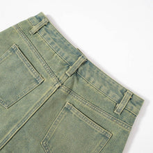 Load image into Gallery viewer, Mania Denim Mini Skirt FancySticated
