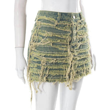 Load image into Gallery viewer, Mania Denim Mini Skirt FancySticated
