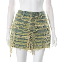 Load image into Gallery viewer, Mania Denim Mini Skirt FancySticated
