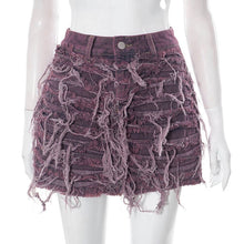 Load image into Gallery viewer, Mania Denim Mini Skirt FancySticated
