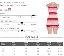 Load image into Gallery viewer, Mariah Crochet Knit Dress FancySticated
