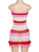 Load image into Gallery viewer, Mariah Crochet Knit Dress FancySticated
