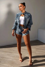 Load image into Gallery viewer, Mariah Denim Short Set FancySticated
