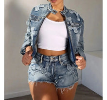 Load image into Gallery viewer, Mariah Denim Short Set FancySticated
