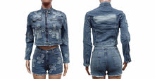 Load image into Gallery viewer, Mariah Denim Short Set FancySticated
