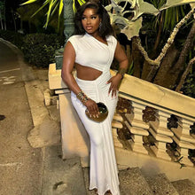 Load image into Gallery viewer, Marissa Cutout Pleated Dress FancySticated
