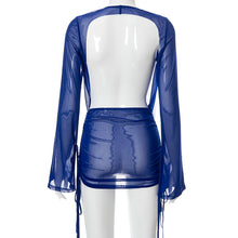 Load image into Gallery viewer, Megan Mesh Skirt Set FancySticated

