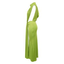 Load image into Gallery viewer, Megan Ruched Maxi Dress FancySticated
