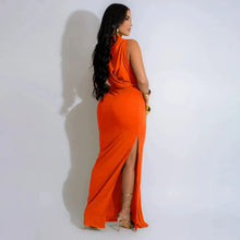 Load image into Gallery viewer, Megan Ruched Maxi Dress FancySticated
