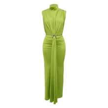 Load image into Gallery viewer, Megan Ruched Maxi Dress FancySticated

