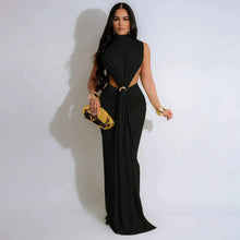 Load image into Gallery viewer, Megan Ruched Maxi Dress FancySticated
